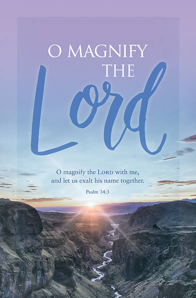 Picture of Magnify the Lord General Regular Size Bulletin