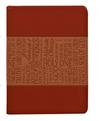 Picture of Tan Names of Jesus Luxleather Journal