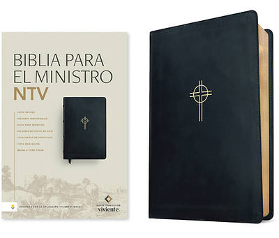 Picture of Biblia Para El Ministro Ntv, Letra Grande Con Filament (Sentipiel, Negro, Letra Roja)