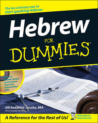 Picture of Hebrew for Dummies with CD (Audio)