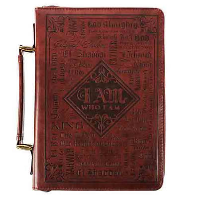 Picture of Bible Cover Lux-Leather Names Large