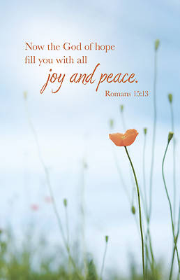 Picture of Joy and Peace Worship Bulletin PKG 100