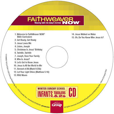 FaithWeaver NOW Infant-Toddler Two CD Winter 2025-2026