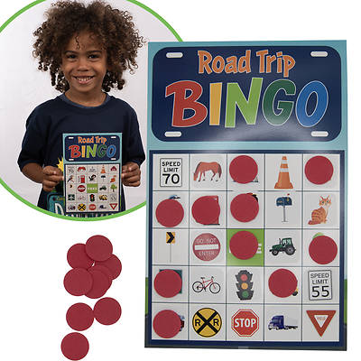 Picture of VBS 2025 Road Trip Travel Bingo Card (Pkg of 12)