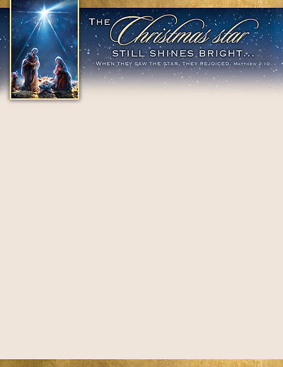 Picture of The Christmas Star Letterhead