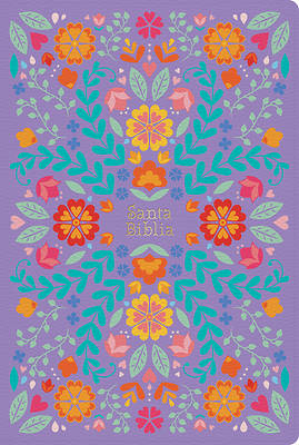 Rvr 1960 Biblia Letra Gigante, Floreada, Símil Piel Con Índice (2023 Ed.)