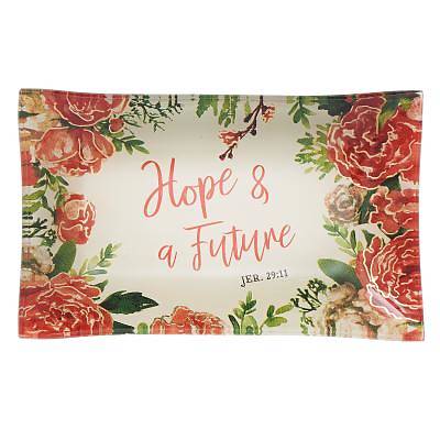 Picture of Trinket Trays Glass Hope and a Future