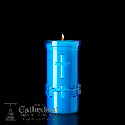 Picture of Cathedral Devotiona-Lites Plastic Offering Lights - 5 Day, Blue