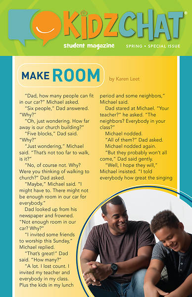 Picture of HeartShaper Middle Elementary Kidz Chat Take Home Papers PK5 Spring