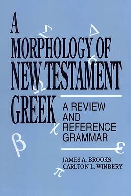 Picture of A Morphology of New Testament Greek