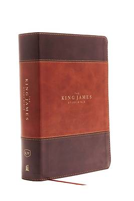 Picture of The King James Study Bible, Imitation Leather, Brown, Indexed, Full-Color Edition