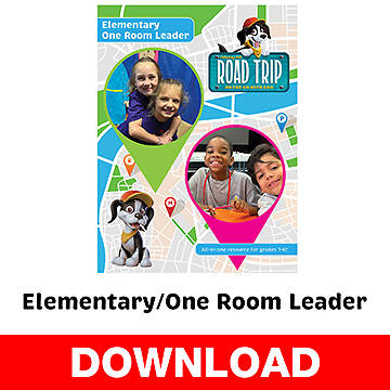 Picture of VBS 2025 Road Trip Elementary One Room VBS Leader Download