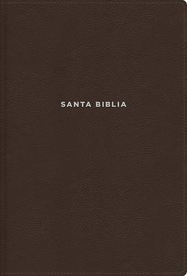 Nvi, Biblia de Estudio Actualizada, Texto Revisado 2022, Leathersoft, Café, Letra Grande, Interior a Color, Palabras de Jesús En Rojo