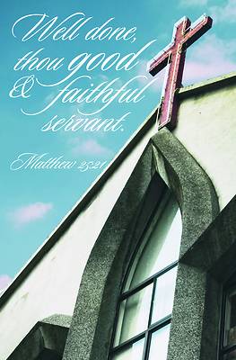 Picture of Well Done Bulletin (Pkg 100) Funeral