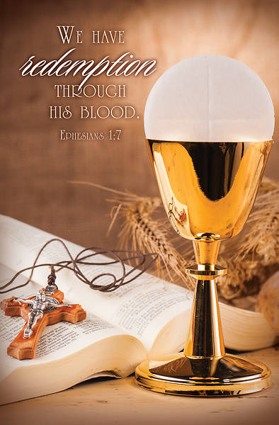 Picture of We Have Redemption Communion Regular Size Bulletin