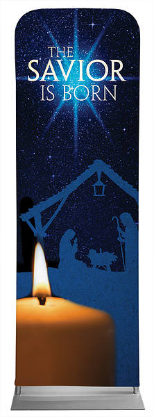 Picture of The Savior is Born Christmas Sleeve Banner