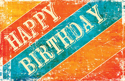 Picture of Happy Birthday Postcard - Psalm 129:8 Package of 25