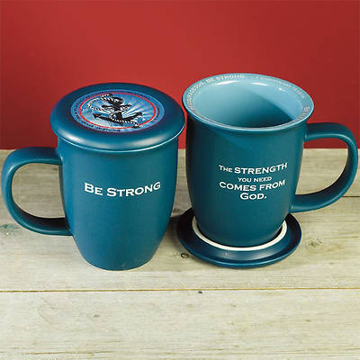 Picture of Be Strong Mug and Coaster Set