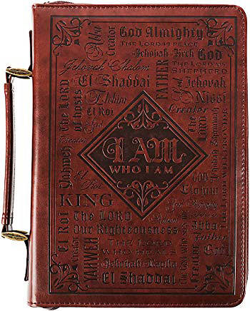 Bible Cover Lux-Leather Names Medium