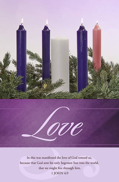 Picture of Love Advent Week 4 Regular Size Bulletin