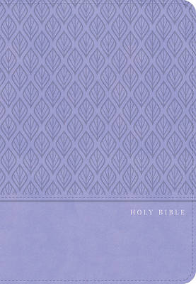 CSB Giant Print Reference Bible, Optimal Type, Digital Study Edition, Lavender Leathertouch