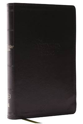 Kjv, the Everyday Bible, Leathersoft, Black, Red Letter, Comfort Print