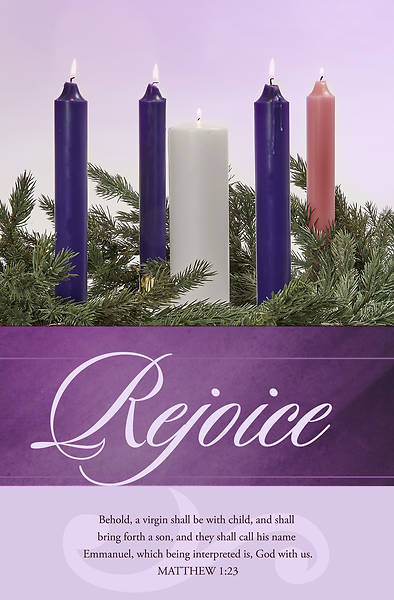 Picture of Rejoice Advent Week 5 Regular Size Bulletin