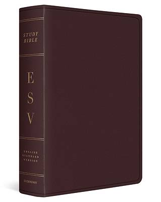 Picture of ESV Study Bible, Large Print (Burgundy)