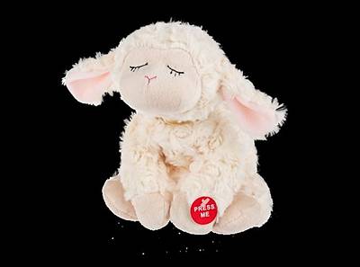 Plush Lamb Plays Silent Night 11"