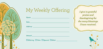 Picture of My Regular Church Offering - Pack of 52