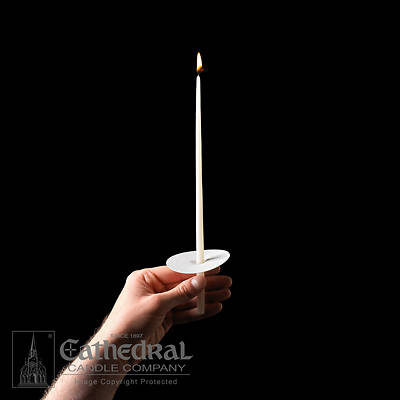 Picture of Cathedral 51% Beeswax 11" Congregational Tapers - Box of 50