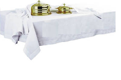 Picture of Artistic 100% Linen Communion Table Cover - 50" x 86"