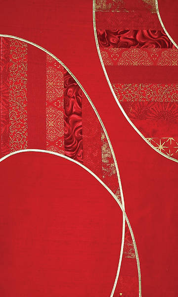 Picture of Helix Red Dupioni Pulpit Parament