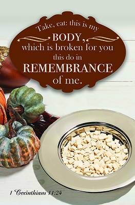 Picture of When He Had Given Thanks Bulletin (Pkg 100) Communion