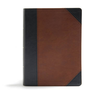 Picture of CSB Study Bible, Black/Tan Leathertouch