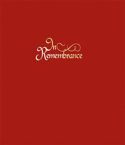 Picture of In Remembrance Register (7 Ring Binder)
