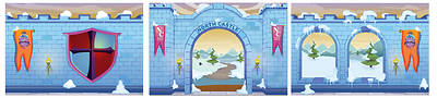 Picture of Vacation Bible School (VBS) 2020 Knights of North Castle Decorating Mural Package (9 Panel Set)