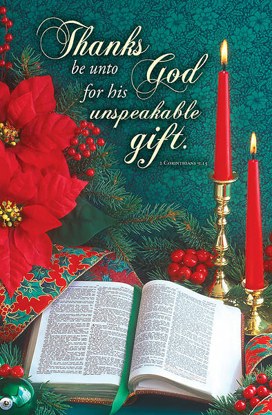 Picture of Unspeakable Gift Christmas Regular Size Bulletin