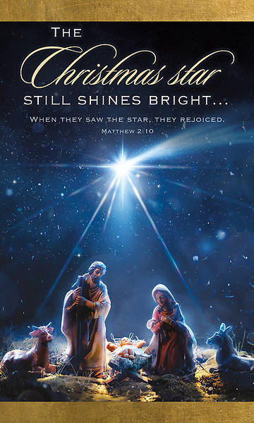 Banner The Christmas Star 3 x 5 Fabric