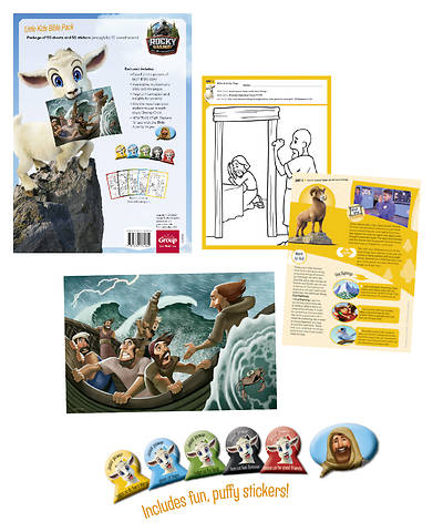 Picture of Vacation Bible School VBS 2021 Rocky Railway Little Kids Bible Pack (Student Book) - (50 sheets for 10 kids)