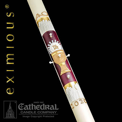 Picture of Cathedral Eximious The Twelve Apostles Paschal Candle 2-1/16" x 36"