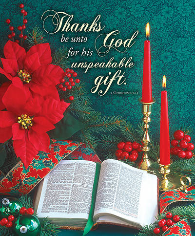 Picture of Unspeakable Gift Christmas Legal Size Bulletin