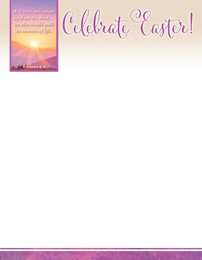 Picture of Celebrate Easter! Letterhead