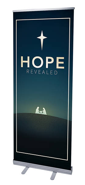 Picture of Hope Revealed Advent RollUp Banner with Stand