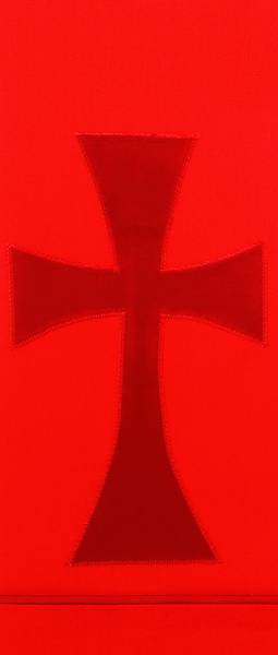 Picture of Red Pure and Simple Cross Stole