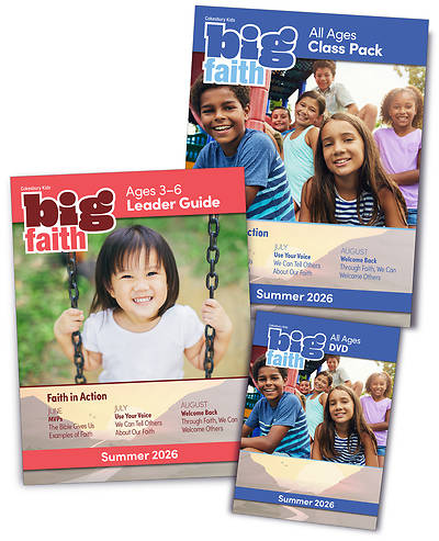 Cokesbury Kids Big Faith Summer 2026 Leader Kit Ages 3-6
