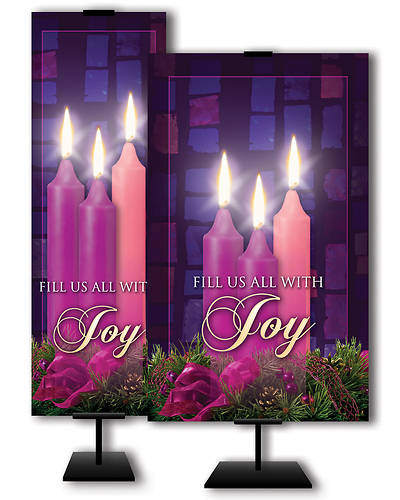 Picture of Fill Us All With Joy Advent 3'x 5' Banner