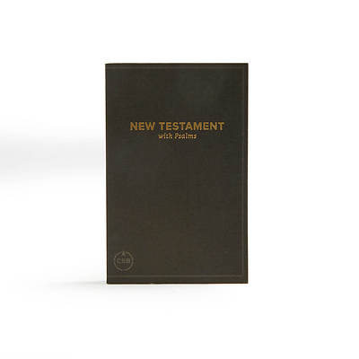 Picture of CSB Pocket New Testament with Psalms, Black Trade Paper