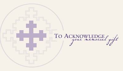 Picture of Memoriam Acknowledgment Cards [Pack of 25]