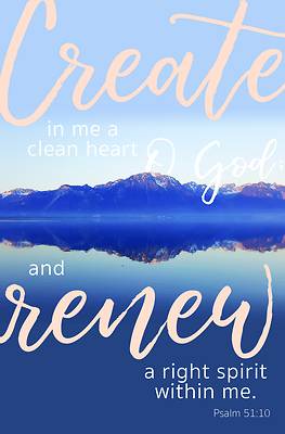 Picture of A Clean Heart Bulletin (Pkg 100) General Worship